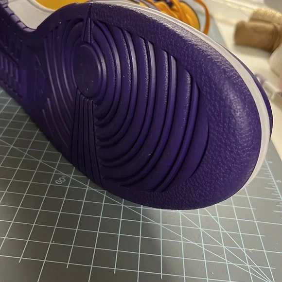 Nike Dunk Hi Retro sZ 15 Laker scheme inspired BRAND NEW NEVER WORN Box NO LID - Picture 12 of 14